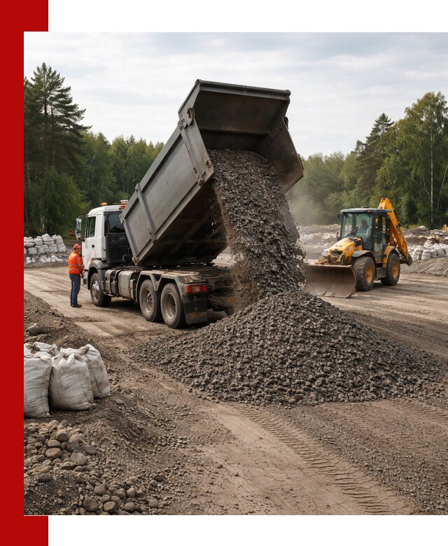 Доставка дробленого асфальта в Гудермесе для дорожных работ