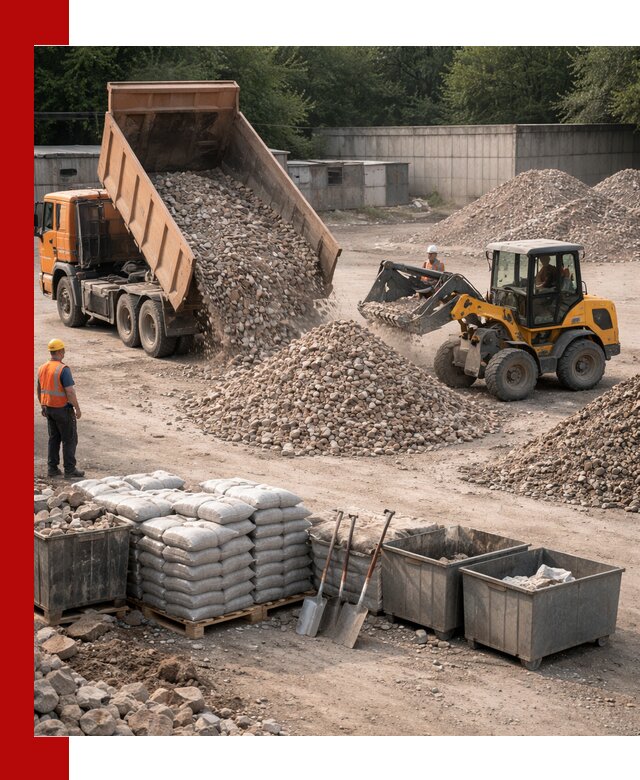 Вторичные материалы для отсыпки в Гудермесе — поставка и доставка