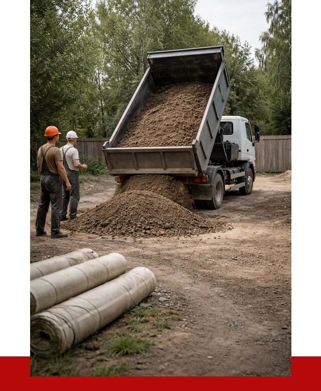 Доставка сыпучих материалов самосвалом в Гудермес от 4304 р. | ПРОНЕРУДГдр