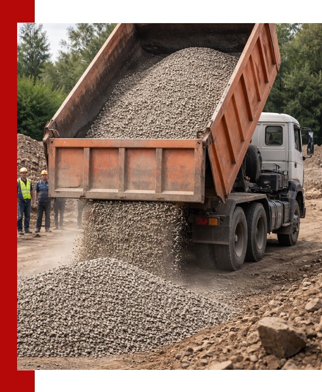 Доставка сыпучих материалов самосвалом в Гудермесе быстро и надежно