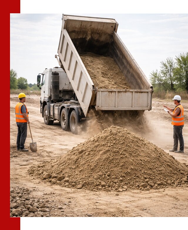 Доставка самосвалом 15 кубов в Гудермесе за город и по городу