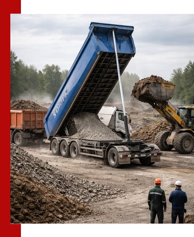 Аренда тонар 40 тонн в Гудермесе с доставкой материалов