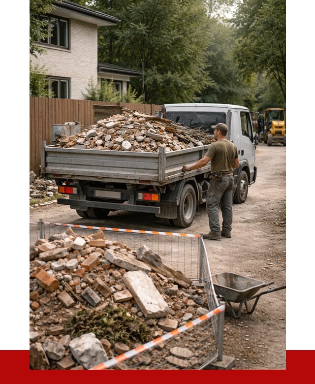 Вывоз строительного мусора с погрузкой в Гудермесе от 7685 р | ПРОНЕРУДГдр