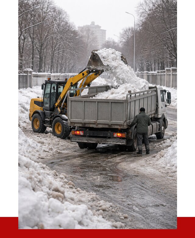 Вывоз снега с погрузкой в Гудермесе от 3586 р. ПРОНЕРУДГдр