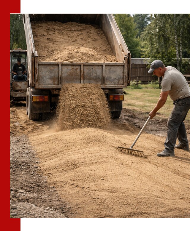 Отсыпка участка песком в Гудермесе быстро и качественно