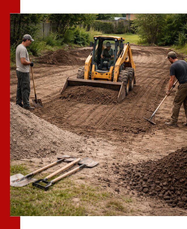 Планировка участка грунтом с вывозом и доставкой в Гудермесе
