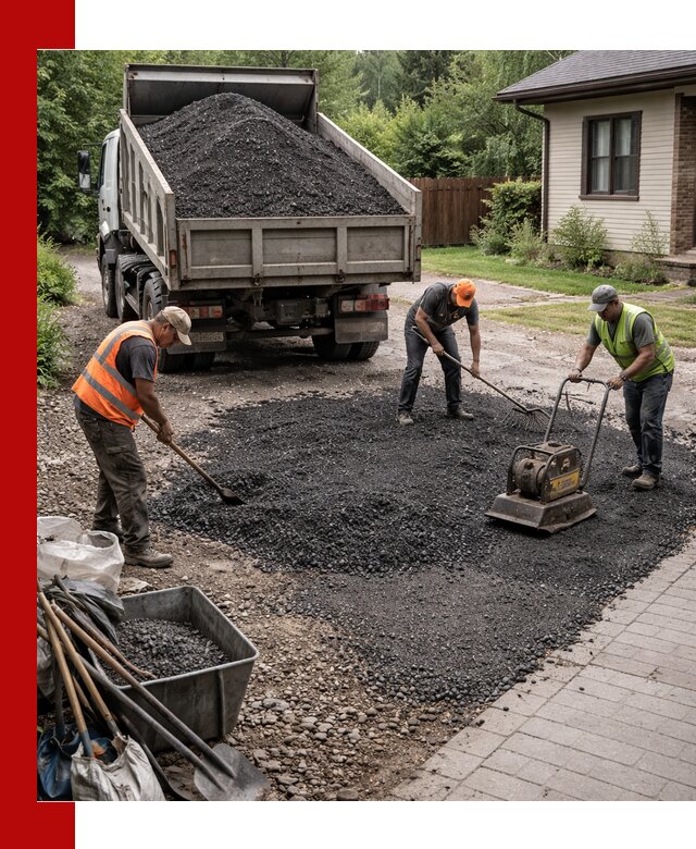 Асфальтовая крошка для двора с доставкой в Гудермесе